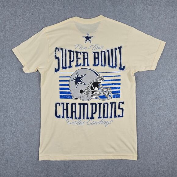 NWOT Dallas Cowboys Shirt Size Medium by Mitchell & Ness Super Bowl Graphic Tee - Picture 8 of 16